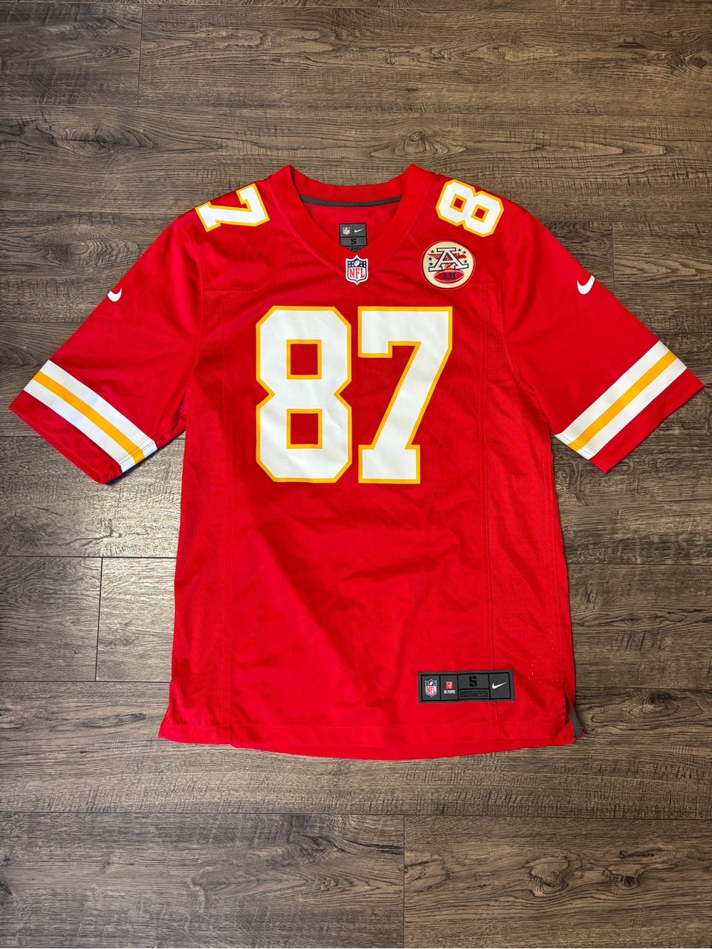 Travis Kelce Kansas City Chiefs Nike Jersey #87 Size Small Excellent Condition